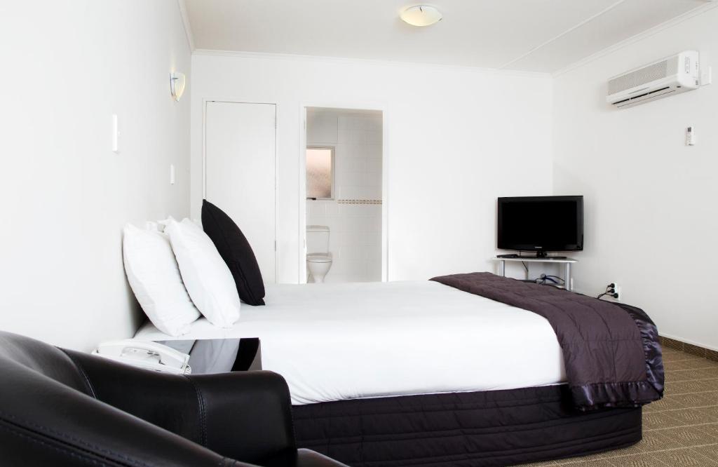 TV a/nebo společenská místnost v ubytování Hygate Motor Lodge