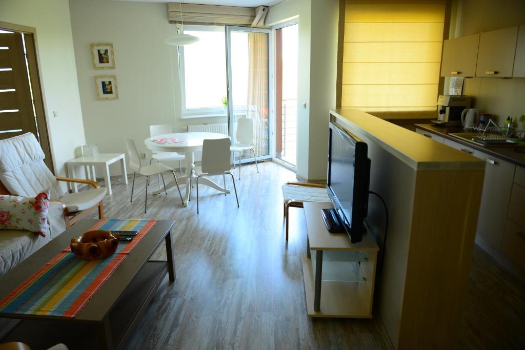 Kuchyňa alebo kuchynka v ubytovaní Apartament Babitonga I