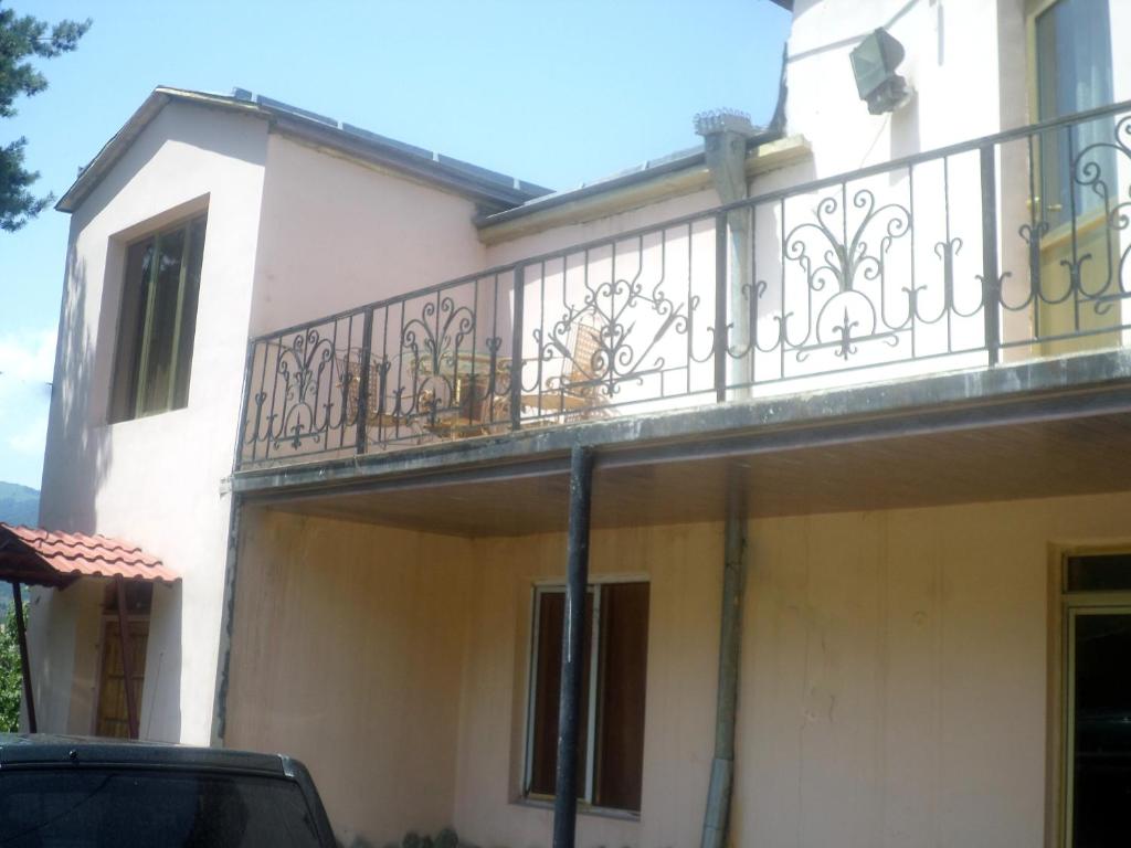 Balkón nebo terasa v ubytování Guest House Seno