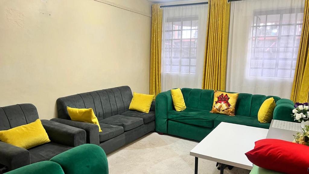 Posezení v ubytování Cabre apartments