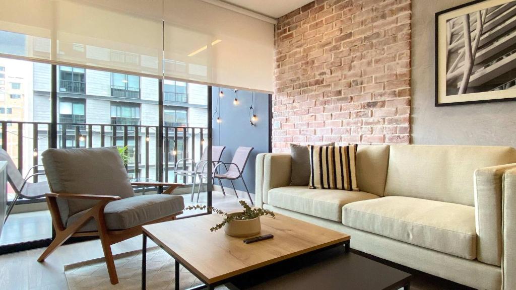 Istumisnurk majutusasutuses Actual by Wynwood House