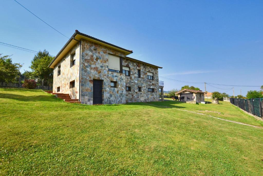 Bygningen som feriehuset ligger i