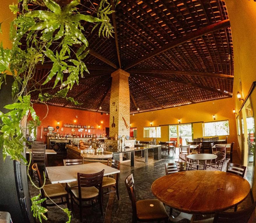 Restaurace v ubytování Pousada Hygge