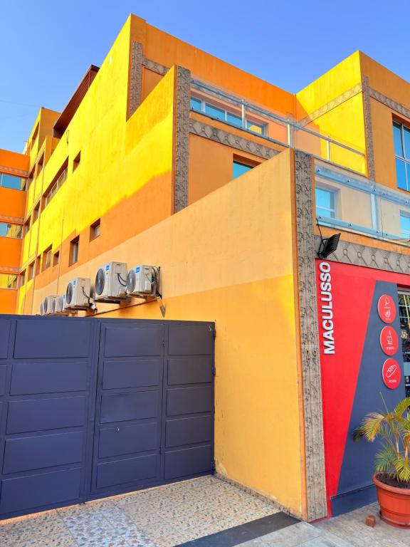 Het gebouw waarin het appartement zich bevindt