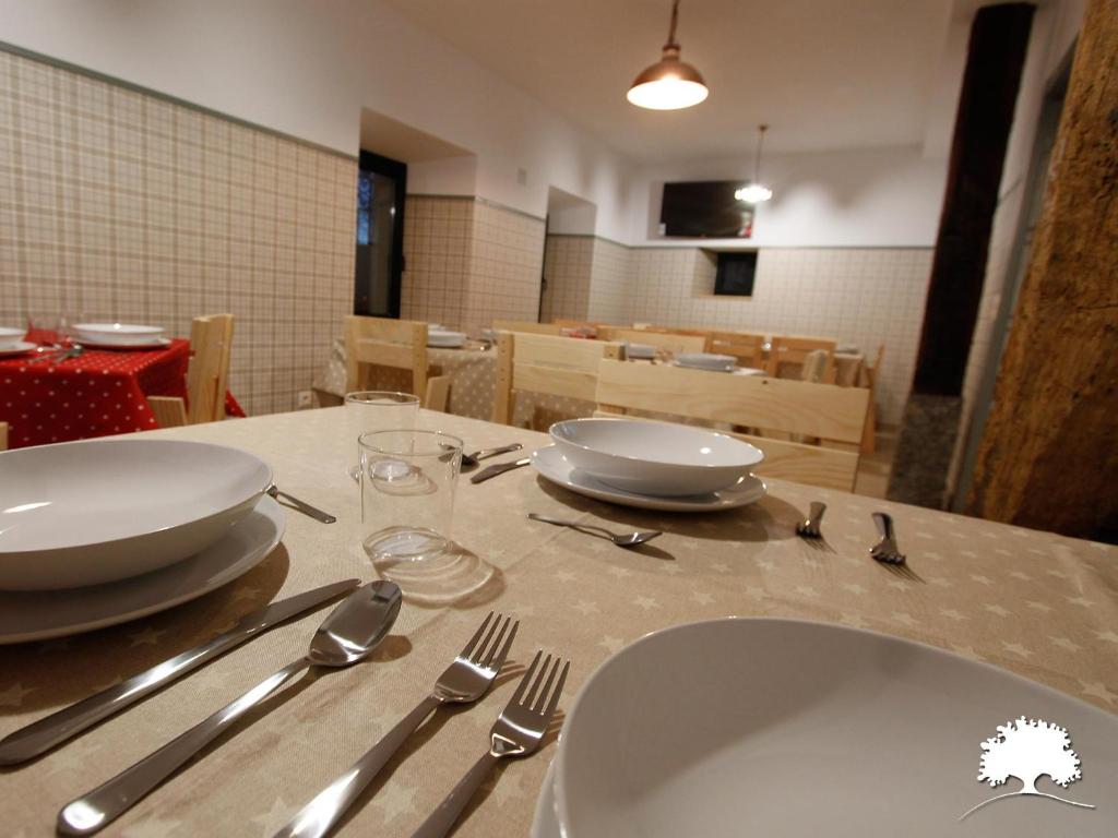 Posezení v ubytování Albergue La Incera