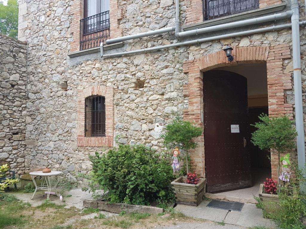 Jardín al aire libre en Hotel rural La soleia d'Oix