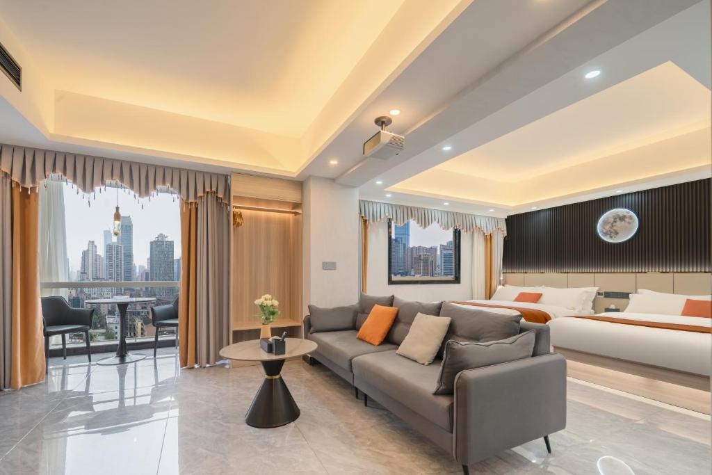 Posezení v ubytování Dori1993 Hotel