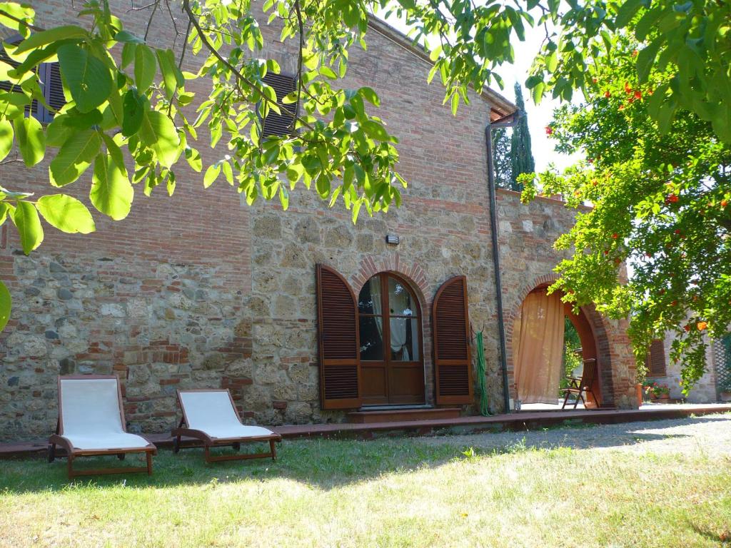 Zahrada ubytování Podere Sionne
