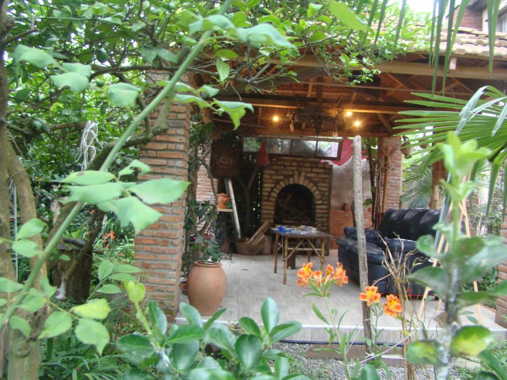 Zahrada ubytování Guest House Temuri