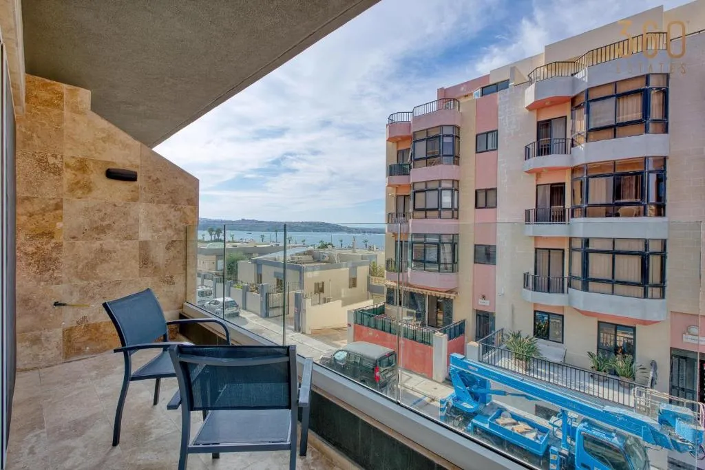Spacious 3BR in Qawra with Balconies & Coastal Vibe by 360 Estates
