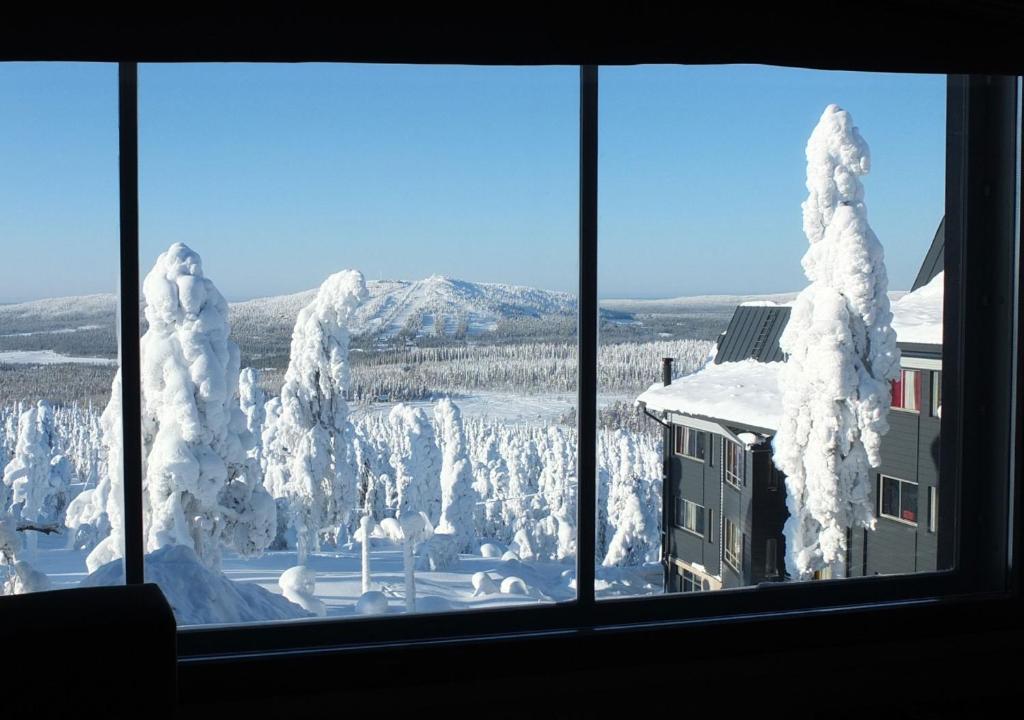 Ski Resort & Hotel Pikku-Syöte v zimě