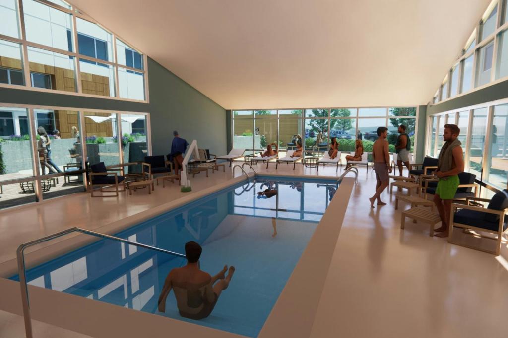 Bazén v ubytování Element Branson nebo v jeho okolí