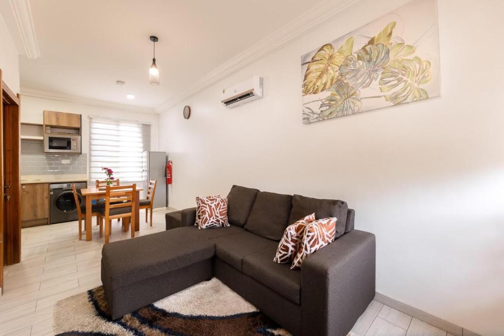 Η κουζίνα ή μικρή κουζίνα στο Beautiful unique 1 bedroom apartment