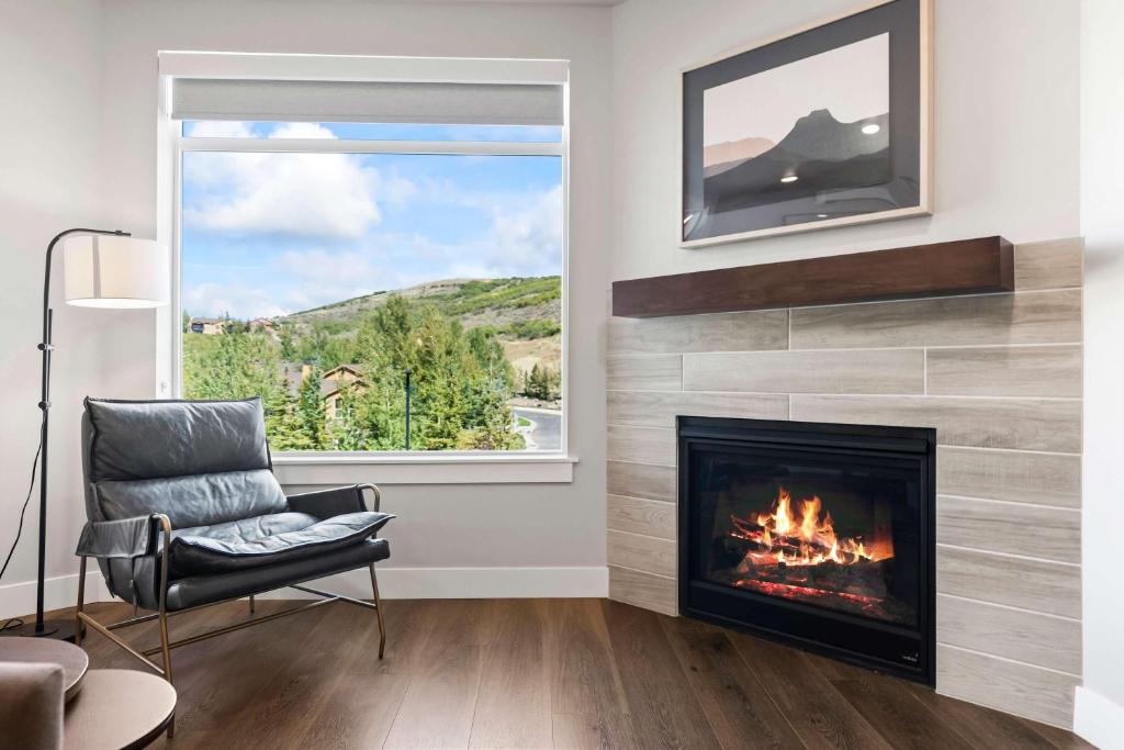 Nespecifikovaný výhled na hory nebo výhled na hory při pohledu z apartmánu