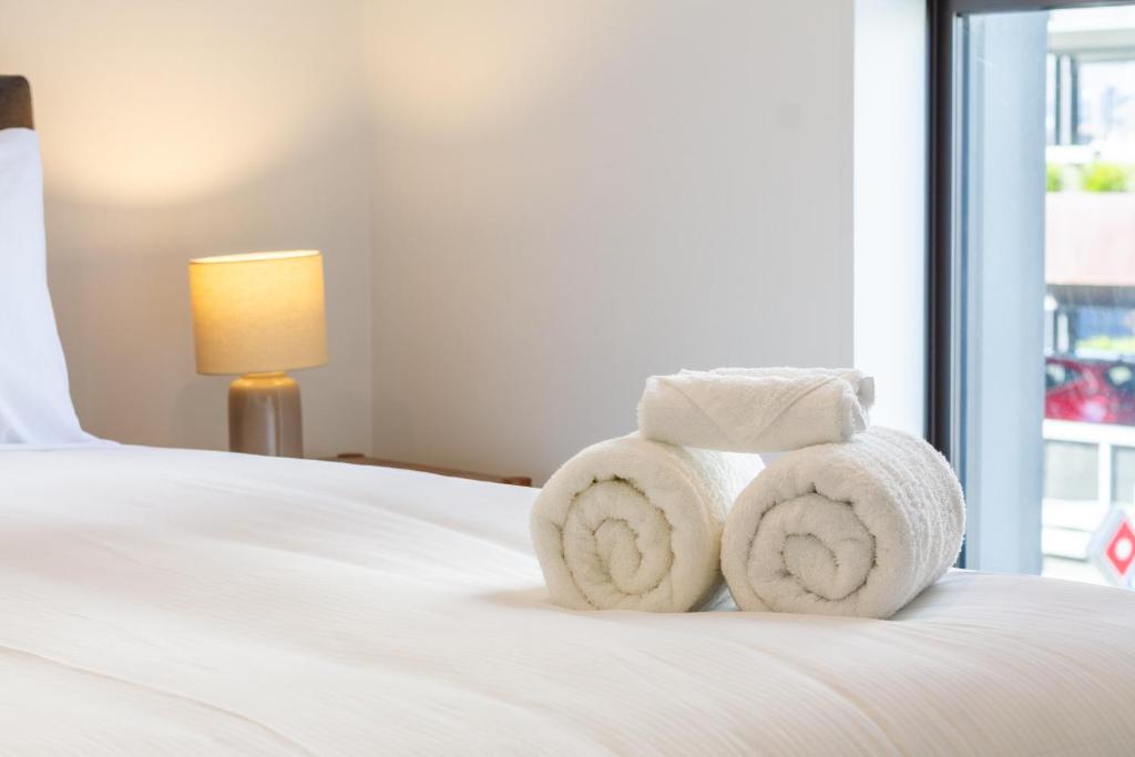 Central Christchurch Apartment with Parking - Resim 19