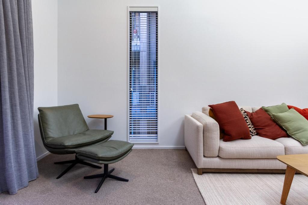 Central Christchurch Apartment with Parking - Resim 23