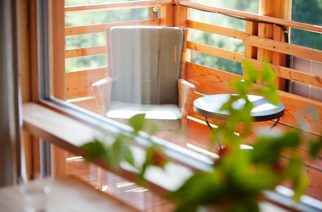 Balkón nebo terasa v ubytování Der Weber - Haus der Zukunft