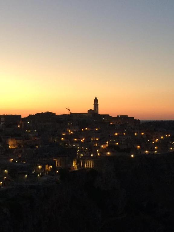 Nespecifikovaný výhled na destinaci Matera nebo výhled na město při pohledu z bed and breakfast