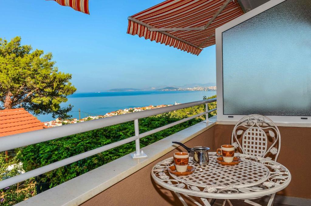 Balkón alebo terasa v ubytovaní Apartments Intrada