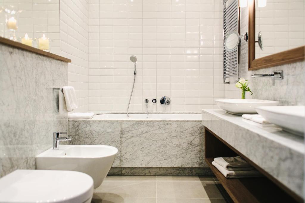 Kúpeľňa v ubytovaní Art Hotel
