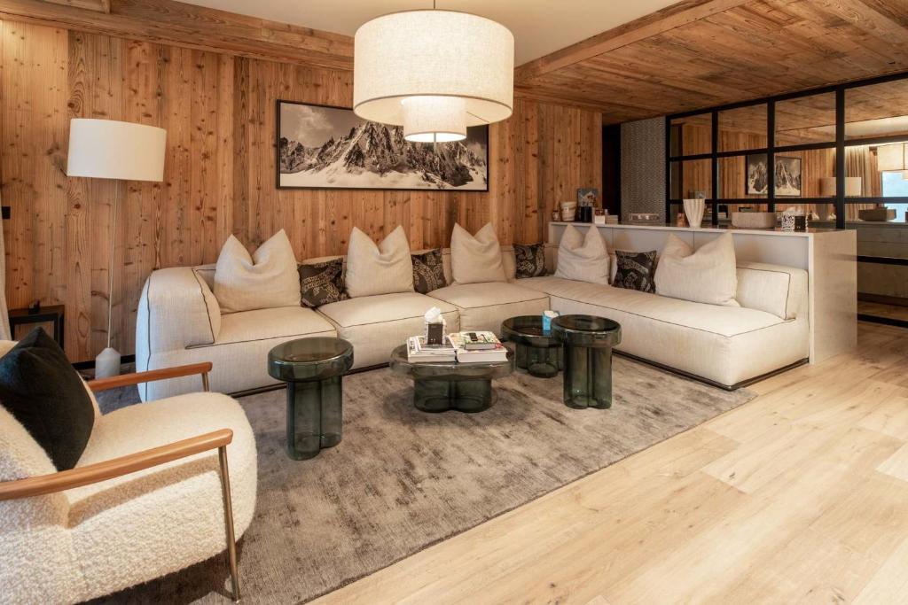 Χώρος καθιστικού στο Antarès ORION 001 - luxury apartment ski inski out