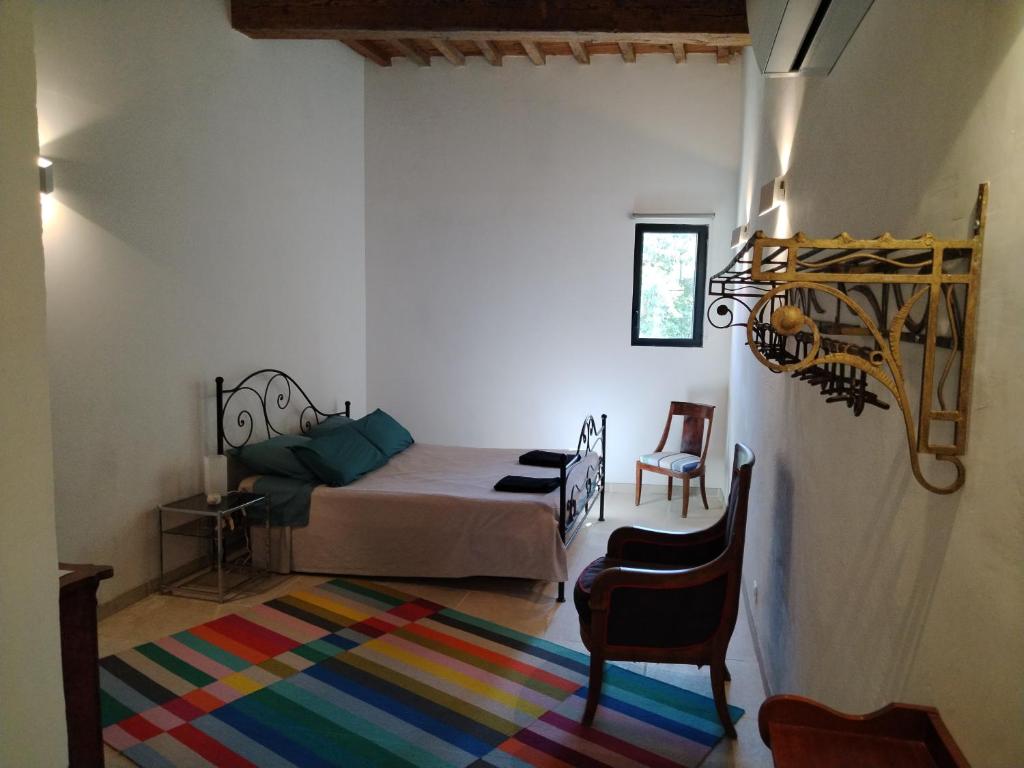 Posezení v ubytování Gites Torreillans - Chambre Azur