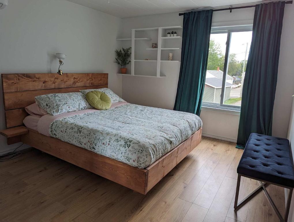 Katil atau katil-katil dalam bilik di Chambre de l'Ours-Muwin-Bear