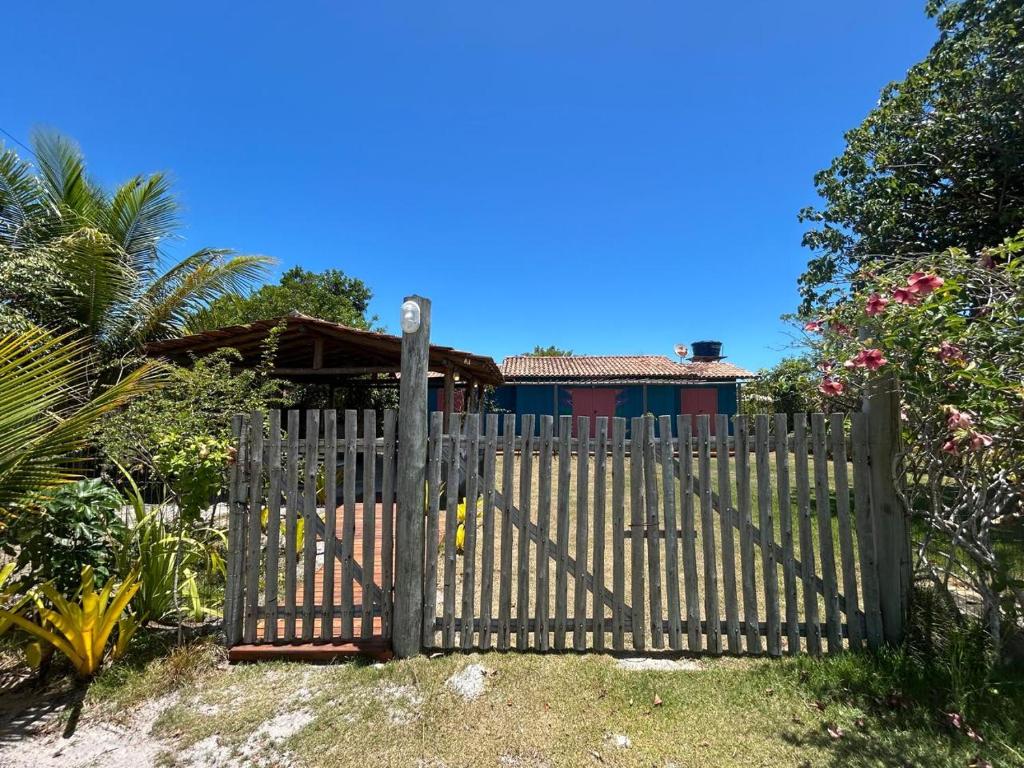 Taman di luar Casa Curimã Corumbau