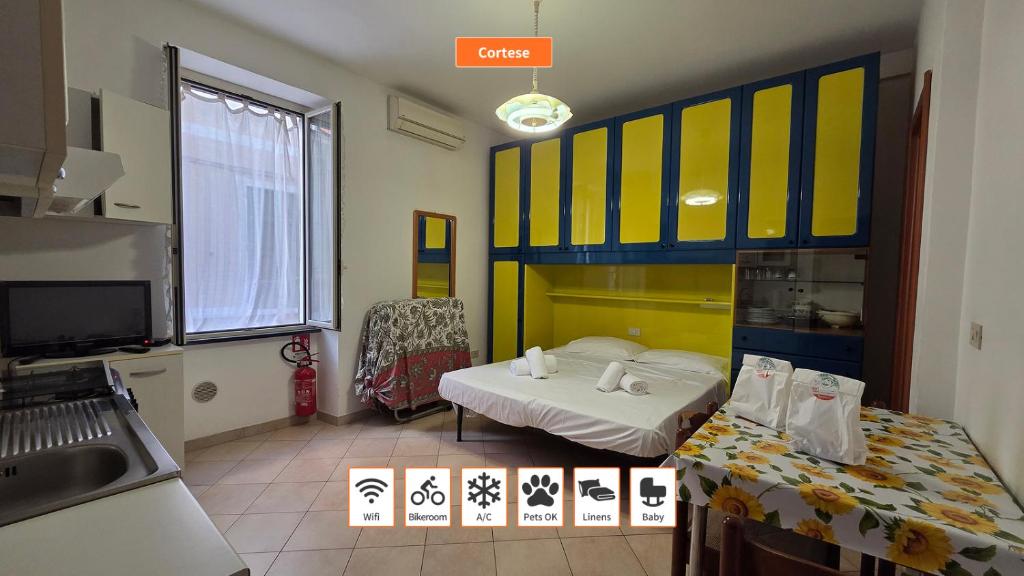 Kuchyň nebo kuchyňský kout v ubytování Cavaliere - By Ligooria