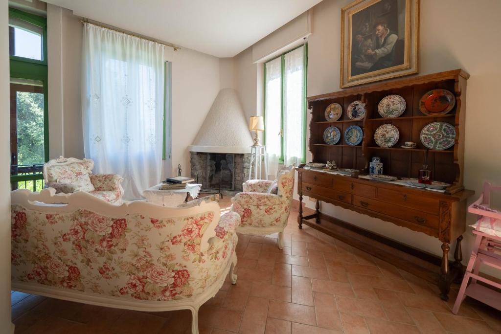 Posezení v ubytování Villa Claudia
