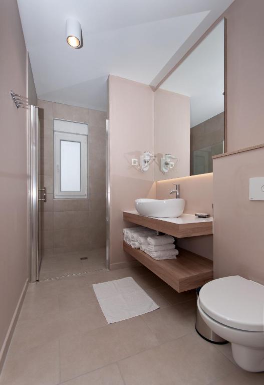 Koupelna v ubytování B&B Vila Sabbia