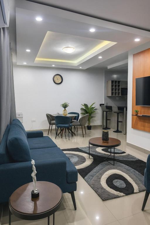 TV a/nebo společenská místnost v ubytování Mutesu Apartments