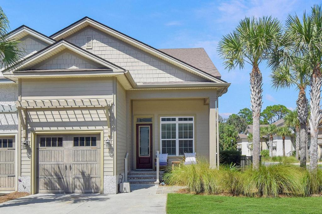 Bygningen som feriehuset ligger i