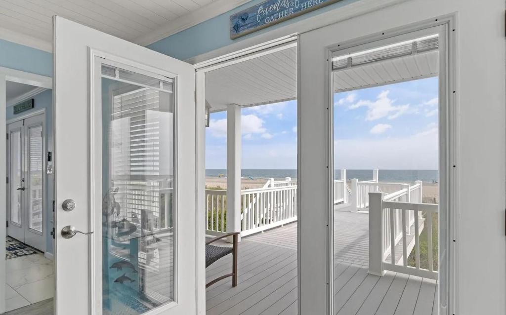 Balkón nebo terasa v ubytování Salt On The Rim Lower Unit