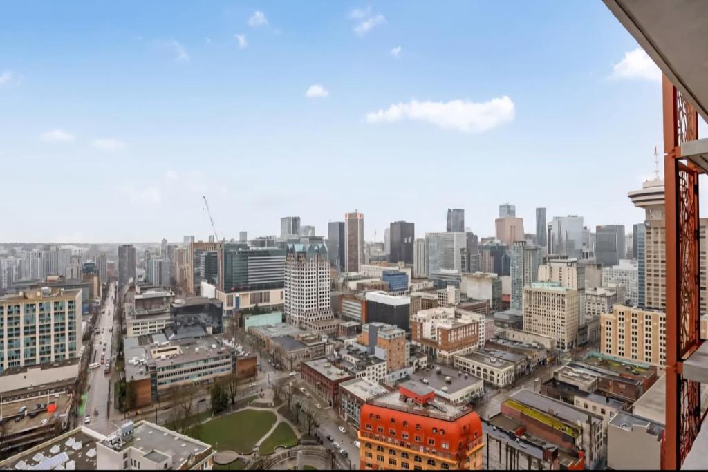 Γενική άποψη της πόλης Βανκούβερ ή θέα της πόλης από  αυτό το διαμέρισμα