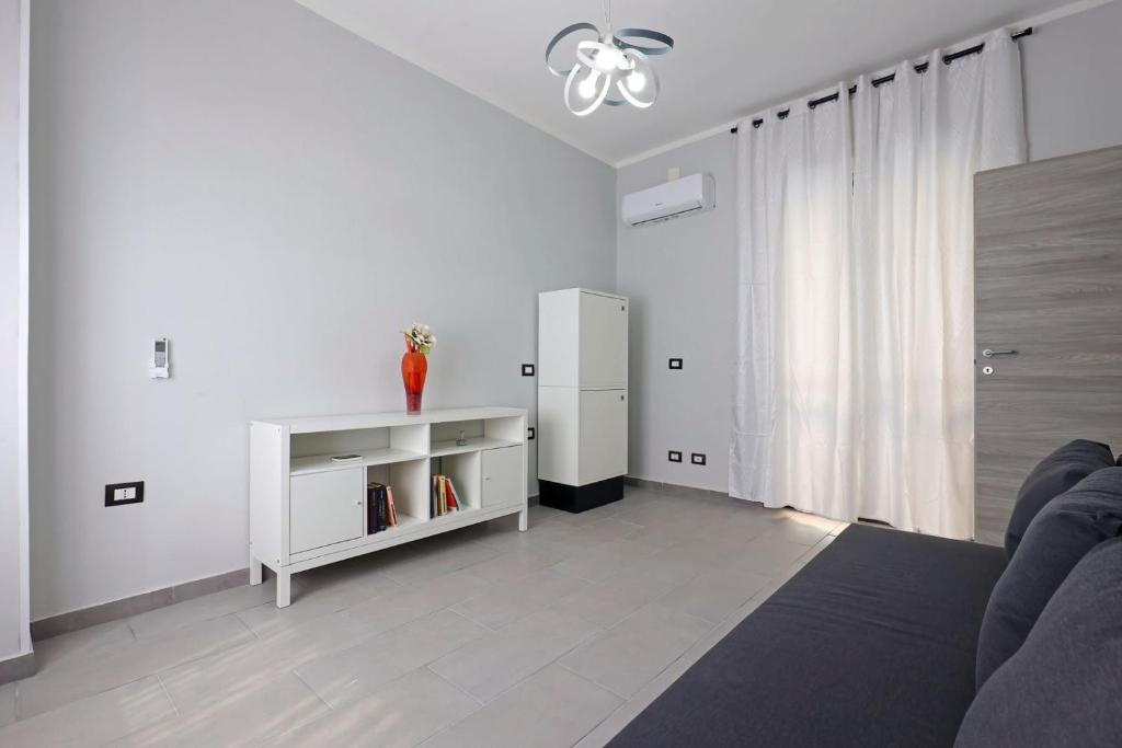 Posezení v ubytování 70 mt di confort con terrazzo interno privato