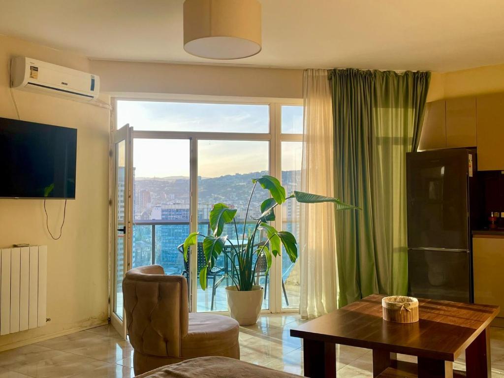 TV a/nebo společenská místnost v ubytování Likuna's home