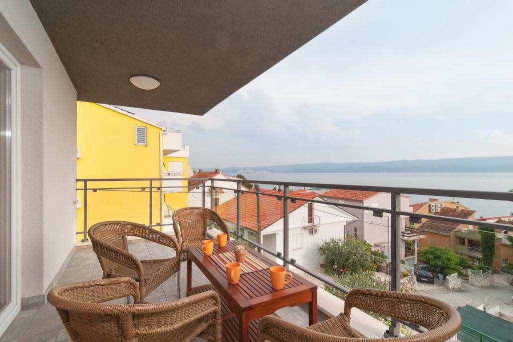 Balkón alebo terasa v ubytovaní Apartment Božan