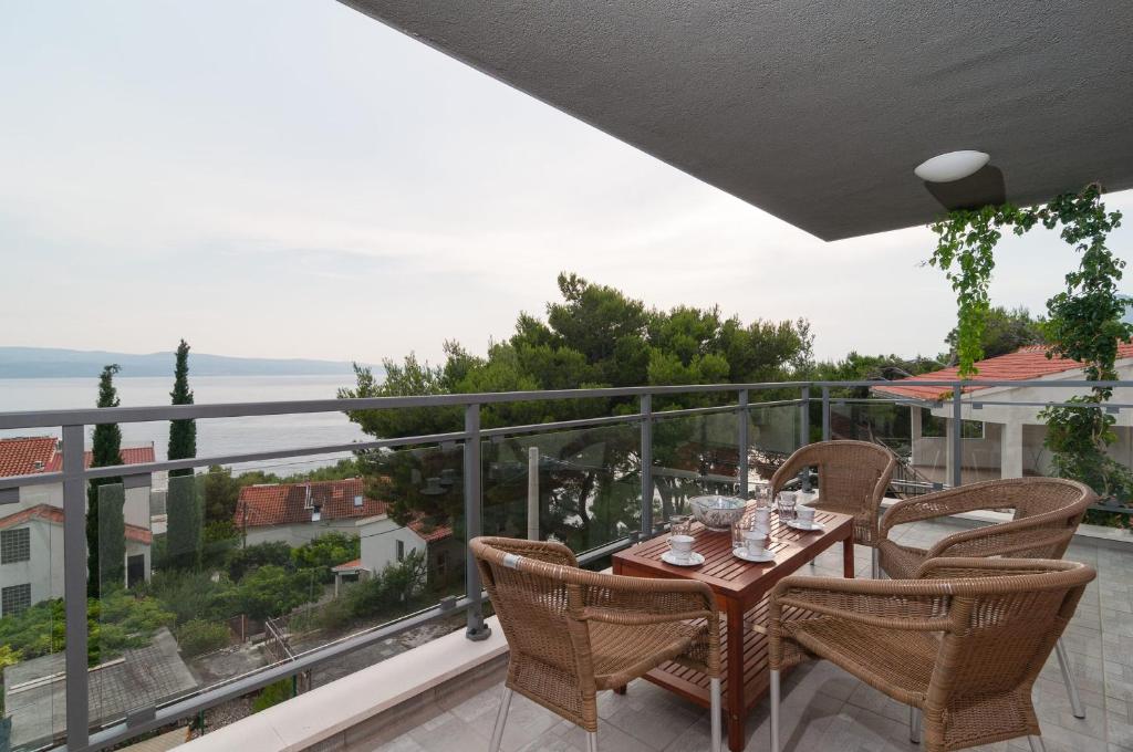 Balkón alebo terasa v ubytovaní Apartment Božan