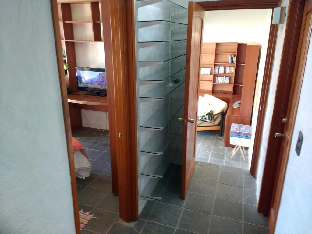 TV a/nebo společenská místnost v ubytování Casa Algarrobo Chile