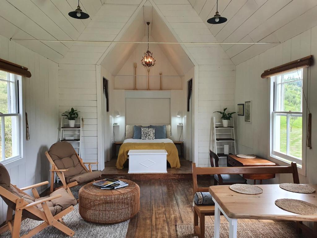 Χώρος καθιστικού στο Beautiful & Unique - The Chapel on the Olive Grove