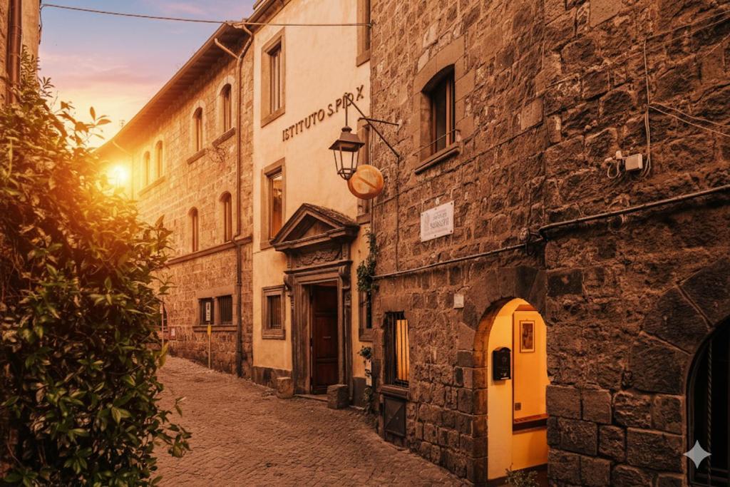 El edificio en el que está el hotel