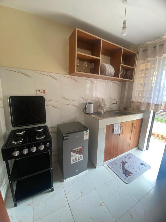Η κουζίνα ή μικρή κουζίνα στο Urbano roost