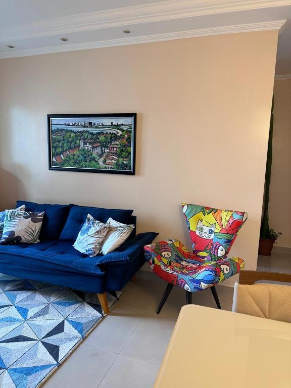 Et opholdsområde på Apartamento
