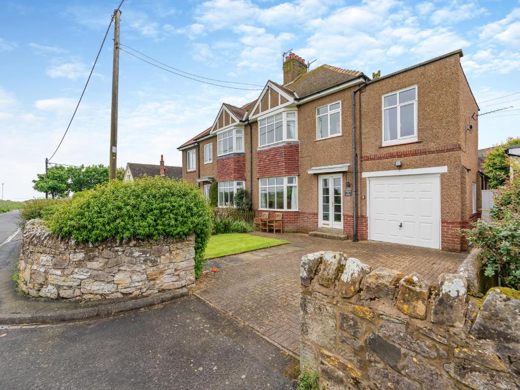 Bygningen som feriehuset ligger i