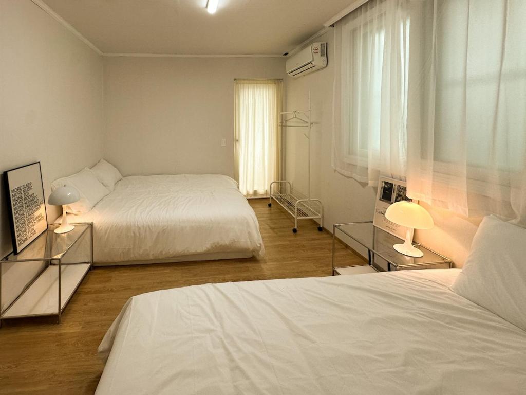 Voodi või voodid majutusasutuse Han stay toas