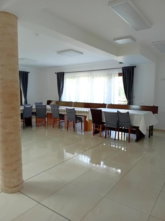 Zona de afaceri și/sau sala de conferințe de la Pensiunea Agroturistica Pietroasa