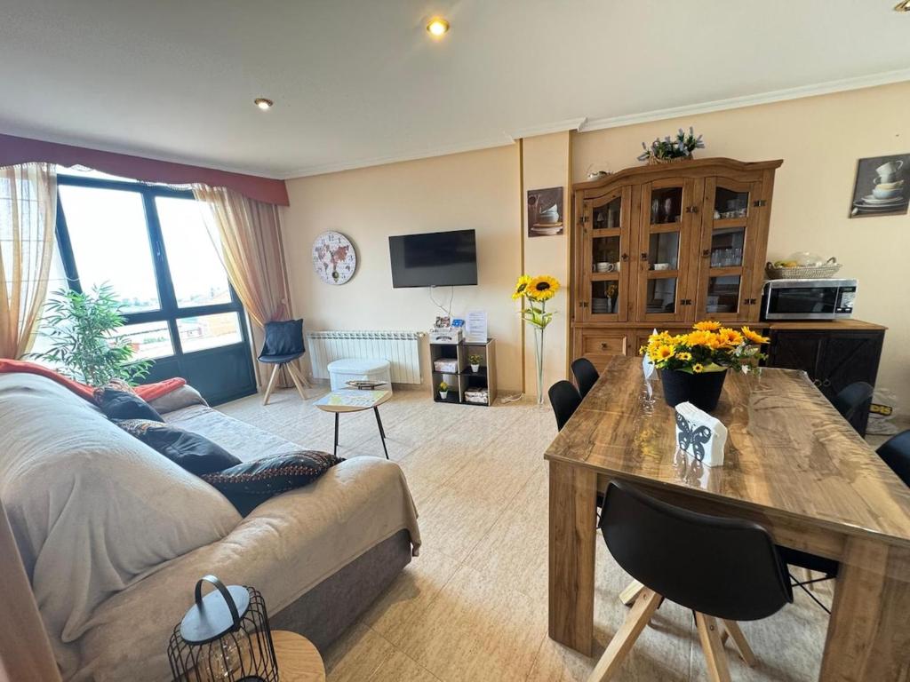 Et tv og/eller underholdning på Amanecer en Playa de LLás