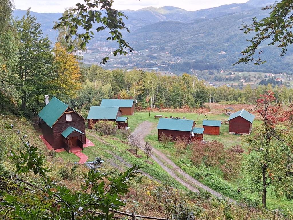 Peisaj natural din apropierea acestui chalet