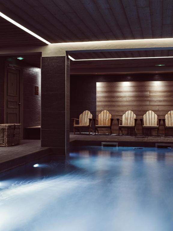 Bazén v ubytování Le Fitz Roy, a Beaumier hotel nebo v jeho okolí